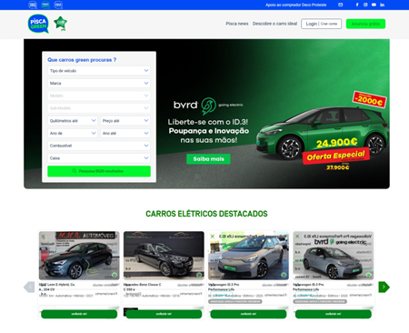 Homepage Pisca Green